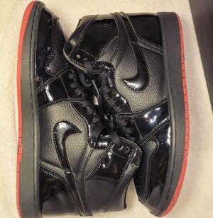 Jordan Retro 1 SP Gina Patent Leather Black 10